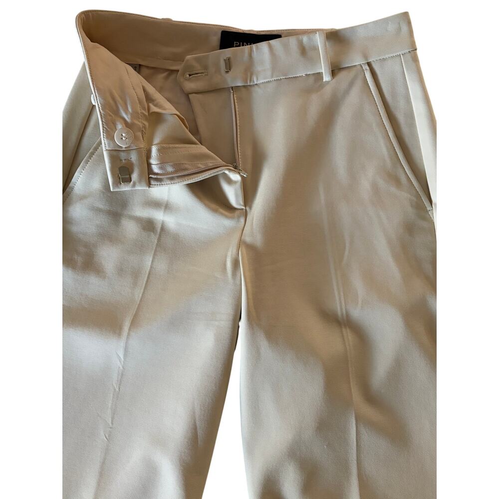 Pinko Fidato Beige Bermuda Shorts Size 38 IT 2 US - Picture 7 of 8